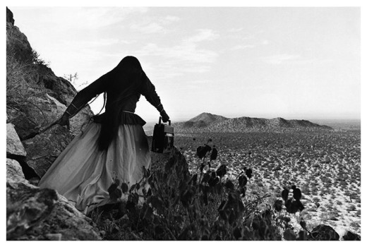 Graciela Iturbide's Angel Woman, Sonora Desert, 1979